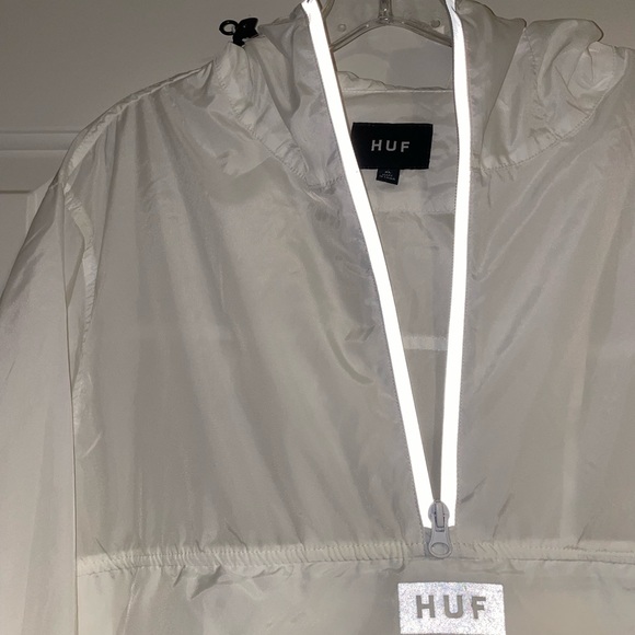 HUF Quarter-Zip Windbreaker with Hood - Picture 1 of 5